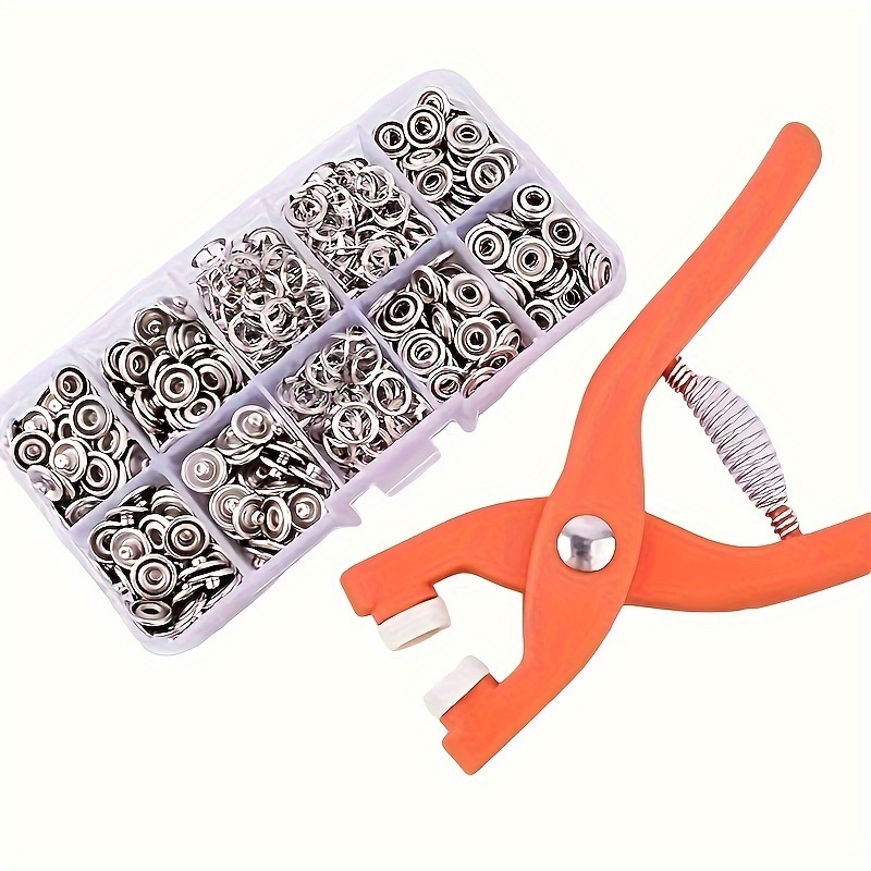 Snap Button Plier - 50 Set of Hand-Operated Snap Fastener