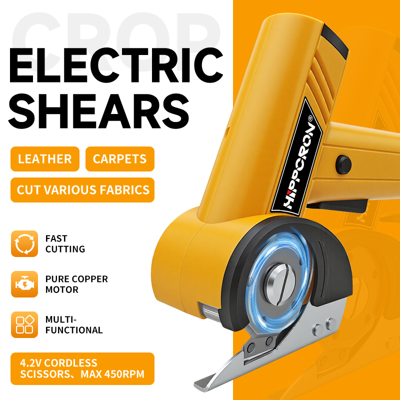 Rotary Cutter Fabric - Hippcron 4.2v Cordless Electric Scissor 450rpm