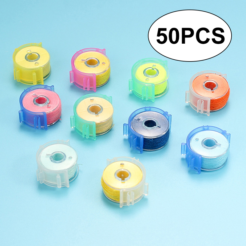 Bobbin Organizer Box - 50pcs Spool Clip Bobbin Clip With
