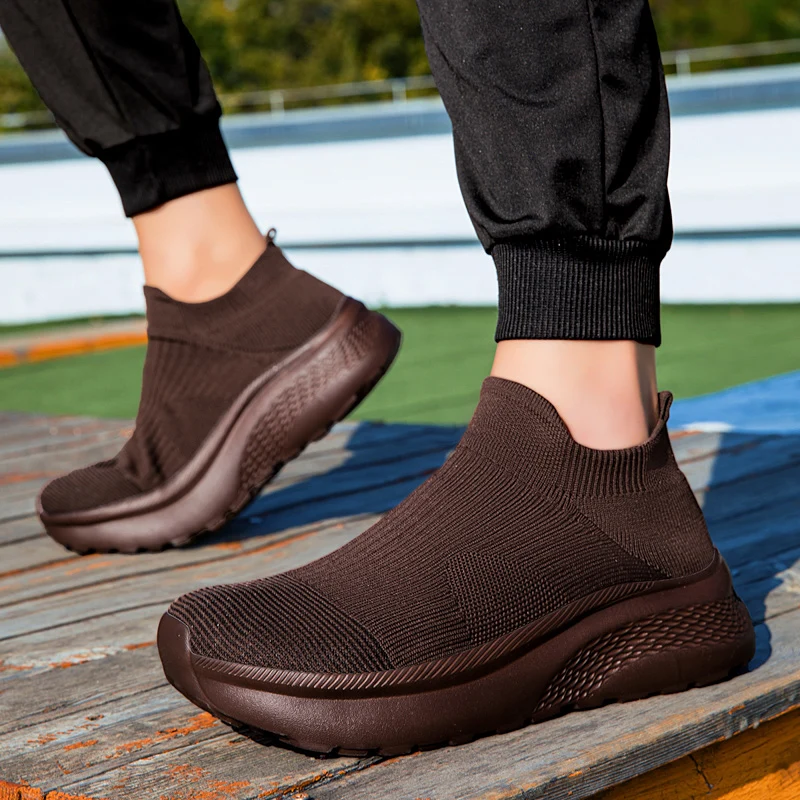 Wide Toe Knit Sneakers Men Wom - Knit Stabilizer Stretch ulasan dan harga