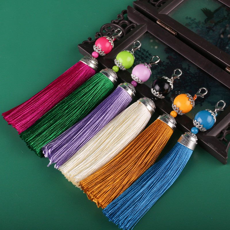 10pc Vintage Bead Tassel Lobst - Vintage Sewing Textile ulasan dan harga