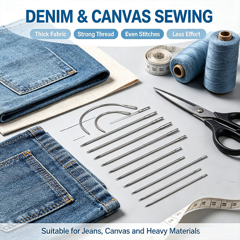 DIY Heavy Duty Curved Leather  - Leather Needle Heavy ulasan dan harga