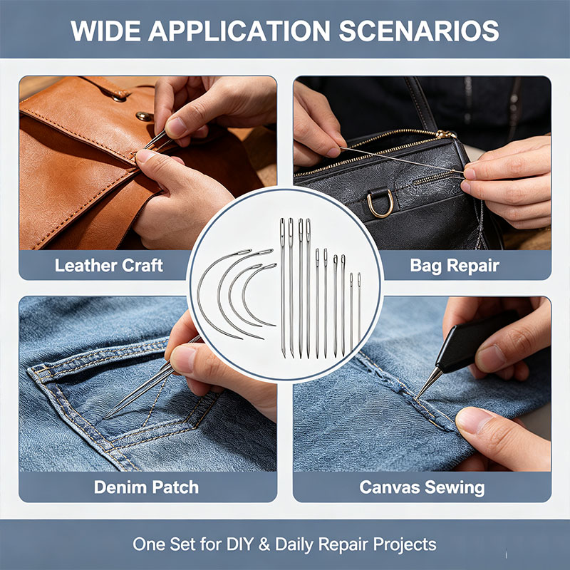 DIY Heavy Duty Curved Leather  - Leather Needle Heavy ulasan dan harga