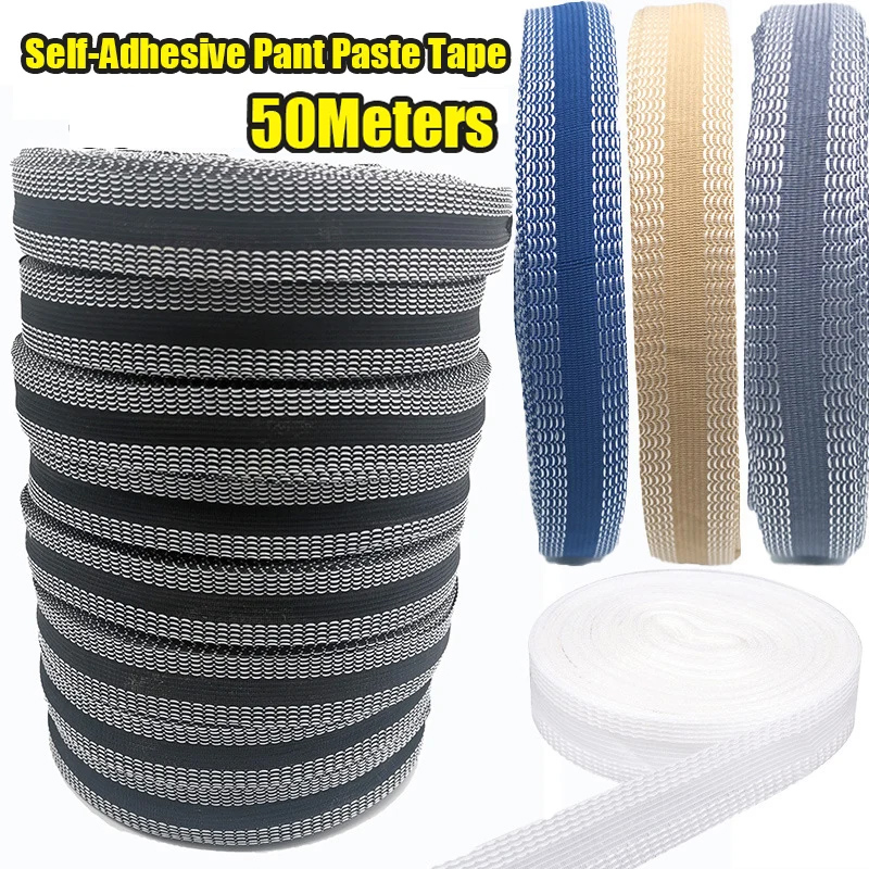 50M Self-Adhesive Pant Paste T - Interfacing Iron On ulasan dan harga