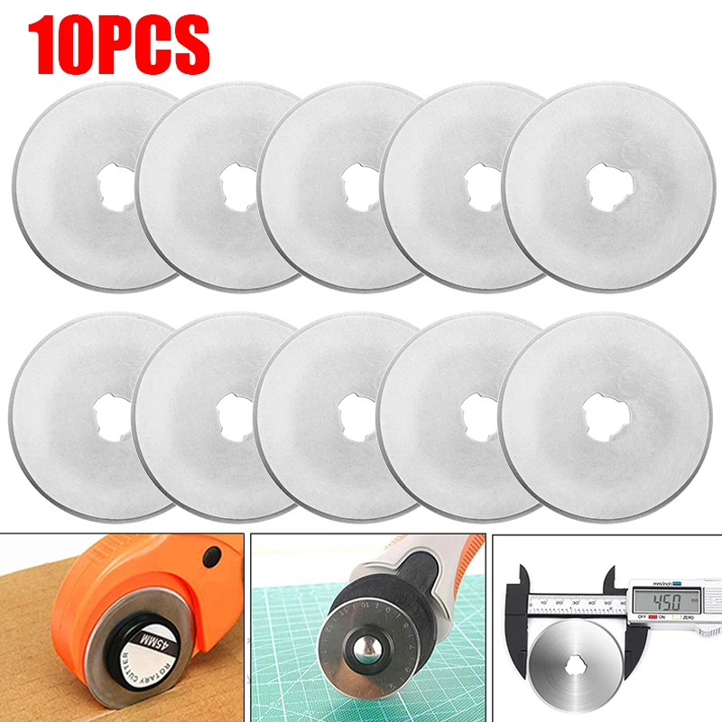 10pcs Rotary Cutter Blades Cir - Rotary Cutter Fabric ulasan dan harga