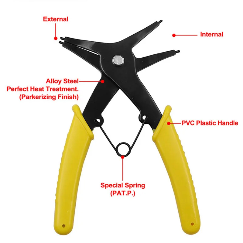 2 in 1 Snap Ring Plier 4 Way T - Snap Button Plier ulasan dan harga