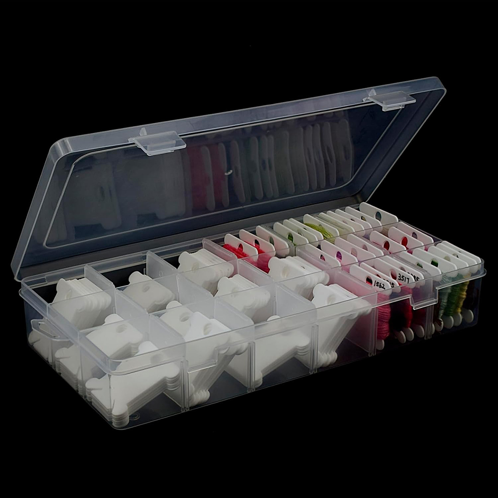 Embroidery Floss Organizer 18  - Bobbin Organizer Box ulasan dan harga