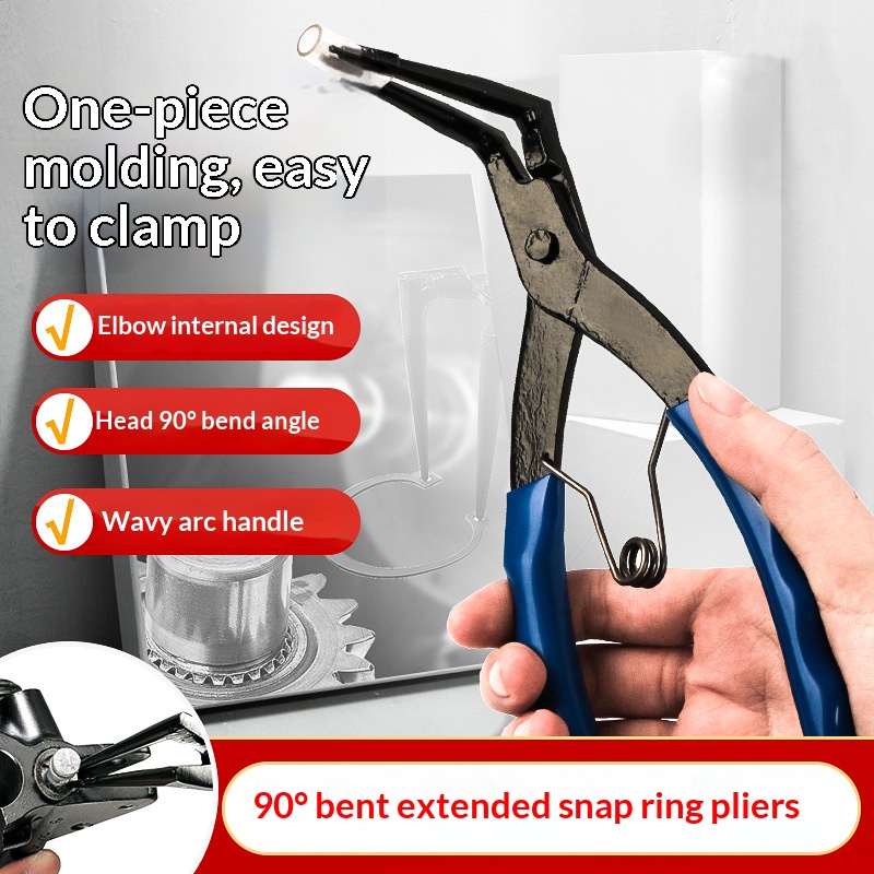 HOMEFISH 90 Degree Bent Long N - Snap Button Plier ulasan dan harga