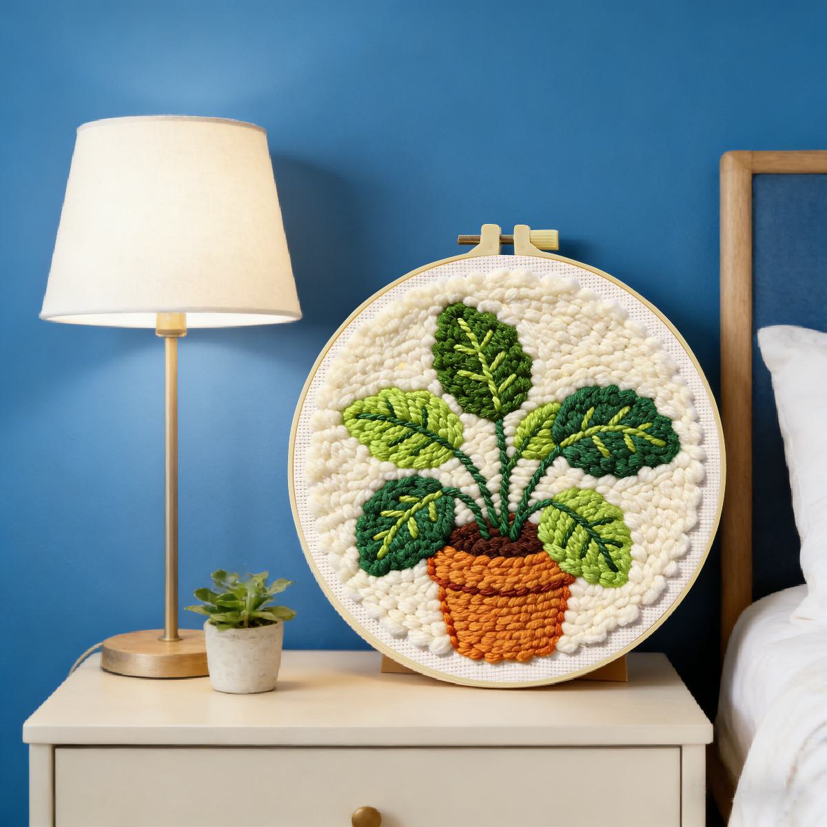 20X20CM/7.87inch Leaves Punch  - Sewing Textile Art ulasan dan harga