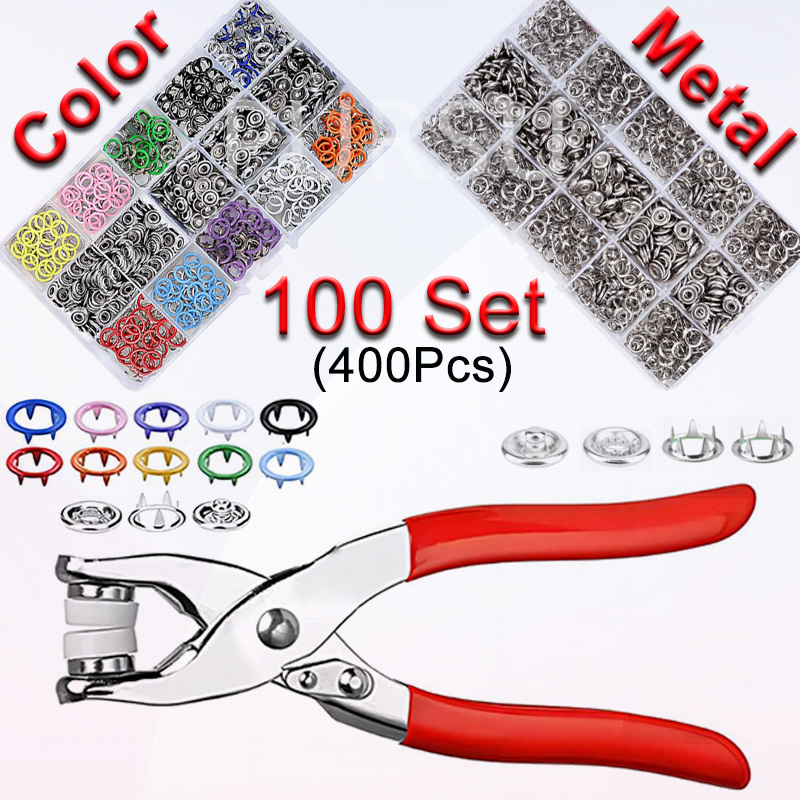 100 Sets Snap Pliers Automatic - Snap Button Plier ulasan dan harga