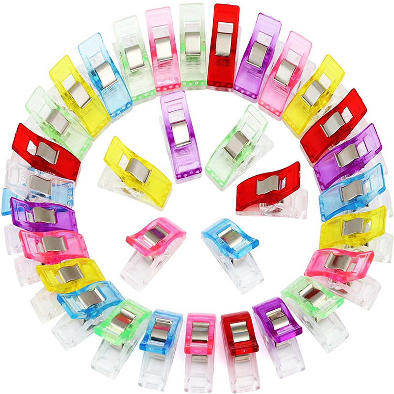 20/40PCS Random Color Clip Pla - Sewing Necessities ulasan dan harga
