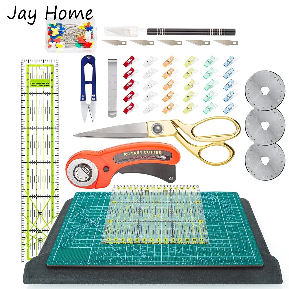 42PCS Rotary Cutter Set 45mm F - Rotary Cutter Fabric ulasan dan harga