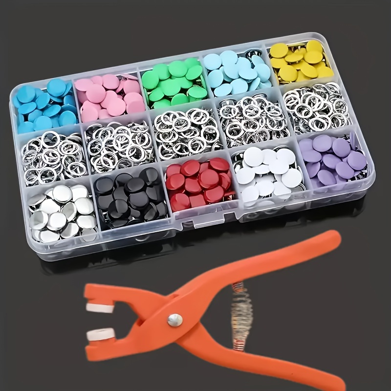 100Pcs Colorful Metal Sewing B - Snap Button Plier ulasan dan harga