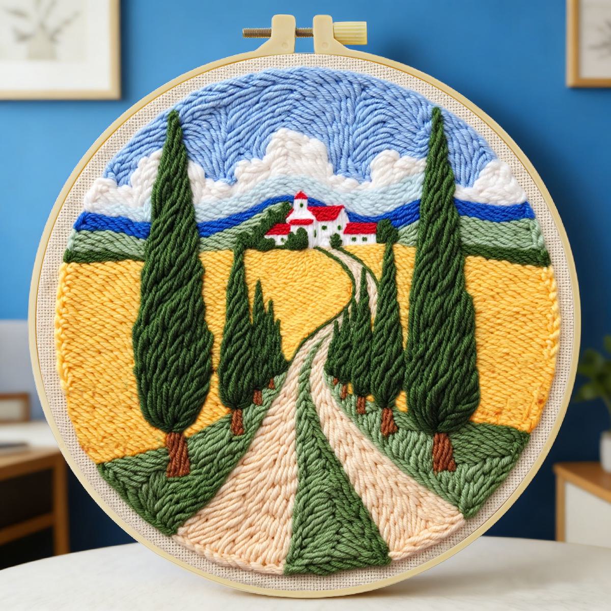 20X20CM/7.87inch Field Punch N - Sewing Textile Art ulasan dan harga