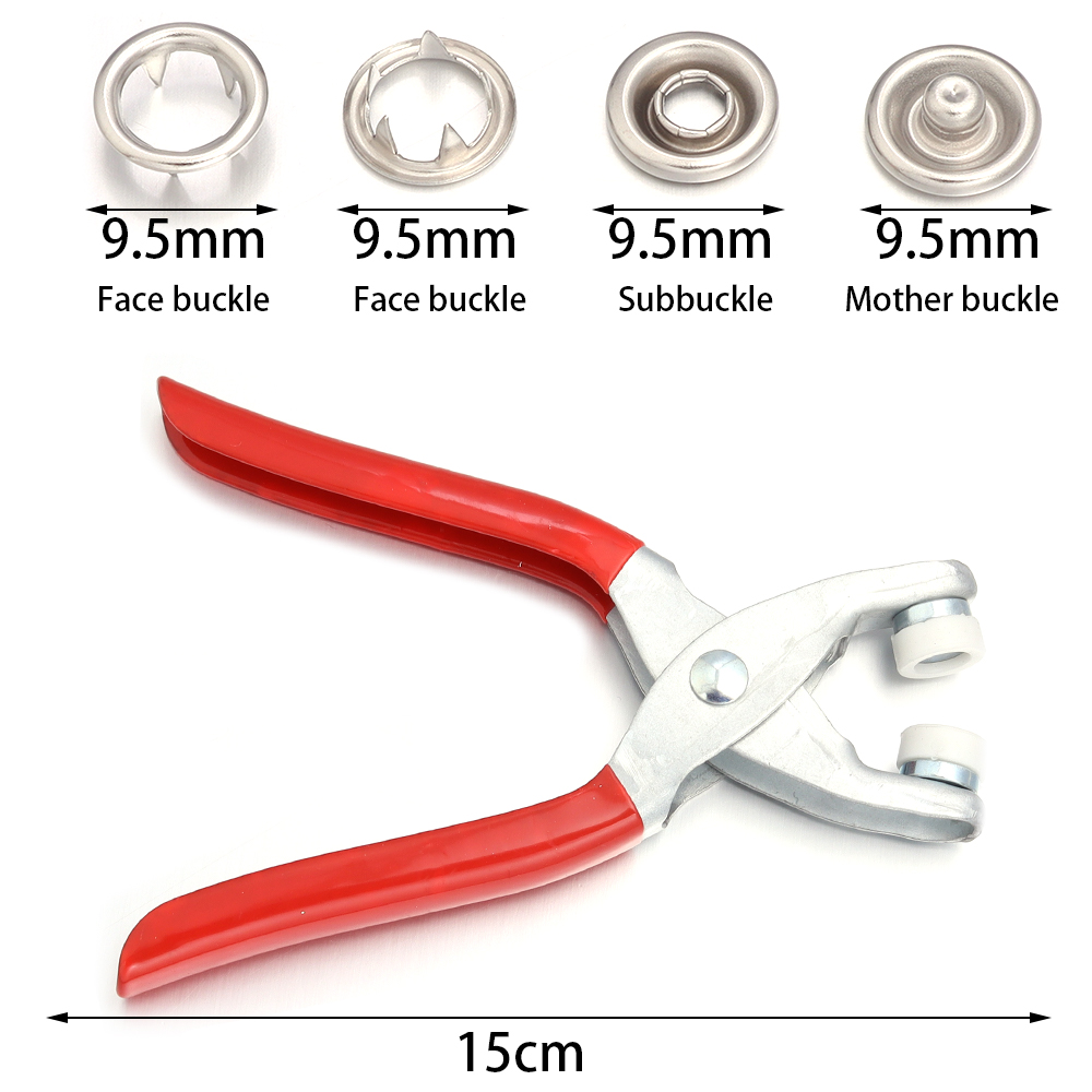 50sets 7.5/9.5/11mm Stainless  - Snap Button Plier ulasan dan harga