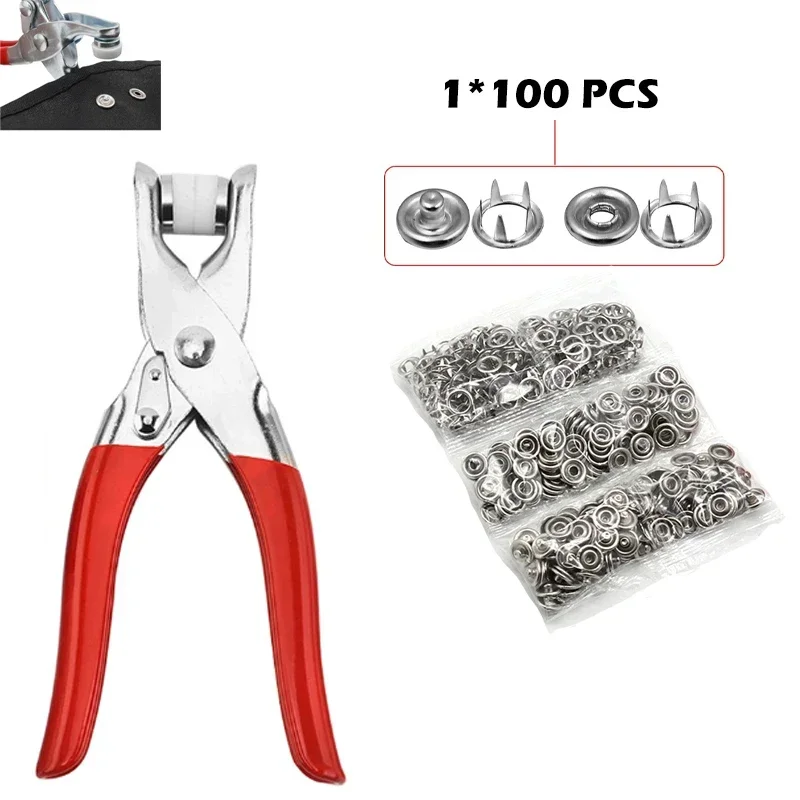 Five-prong Button Installation - Snap Button Plier ulasan dan harga