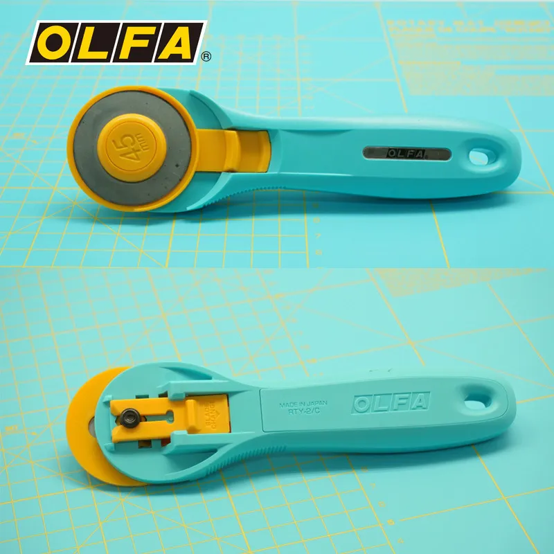 Olfa RTY-2/C 45mm Rotary Pinkl - Rotary Cutter Fabric ulasan dan harga
