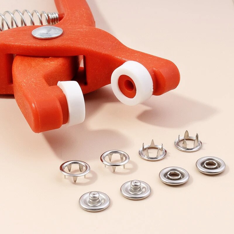 50 Sets 9.5MM Five Jaw Buckle  - Snap Button Plier ulasan dan harga