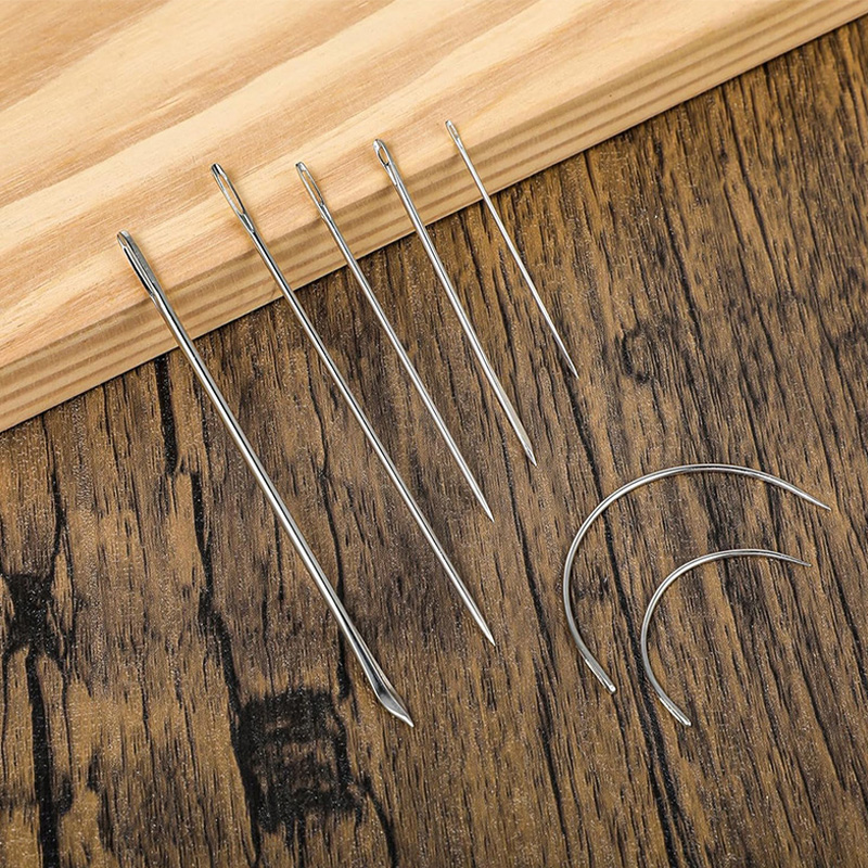 14/16PCS Heavy Duty Hand Sewin - Leather Needle Heavy ulasan dan harga