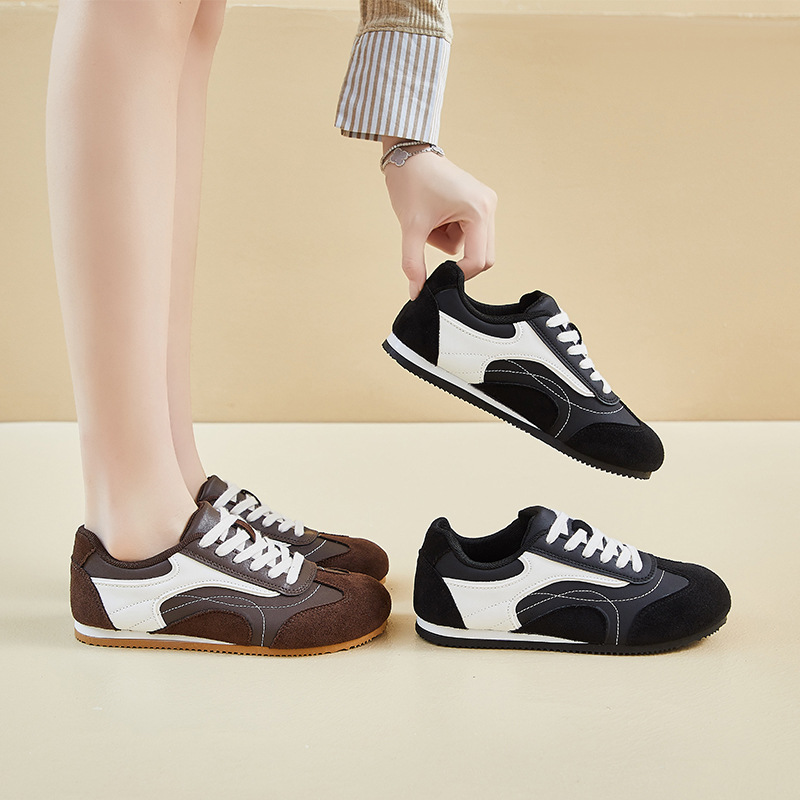 Women's leather sports shoes,  - Sewing Cotton ulasan dan harga