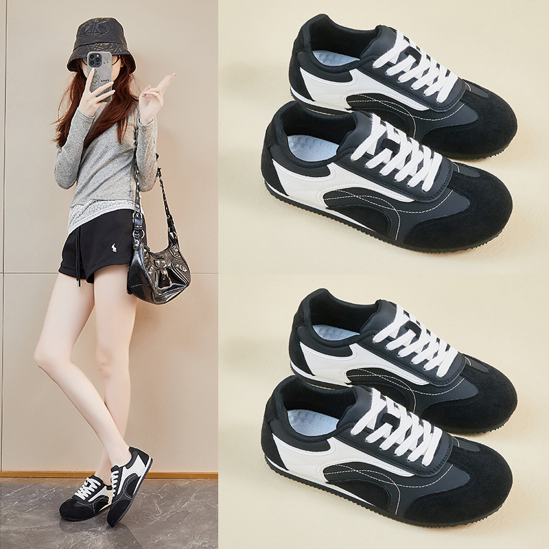 Women's leather sports shoes,  - Sewing Cotton ulasan dan harga