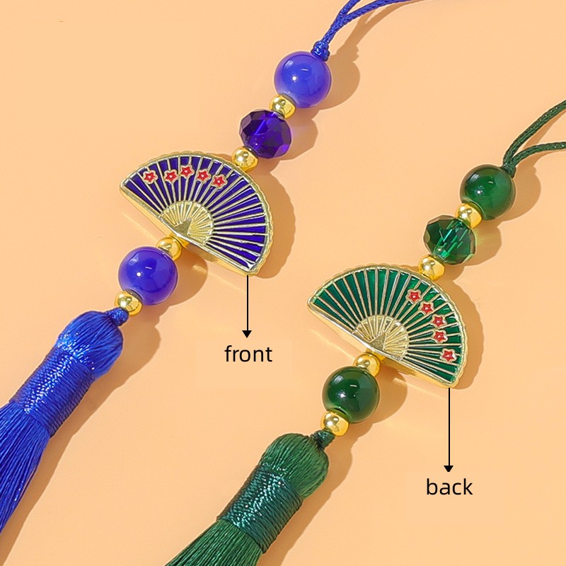 10pcs Vintage Bead Fan Tassels - Vintage Sewing Textile ulasan dan harga