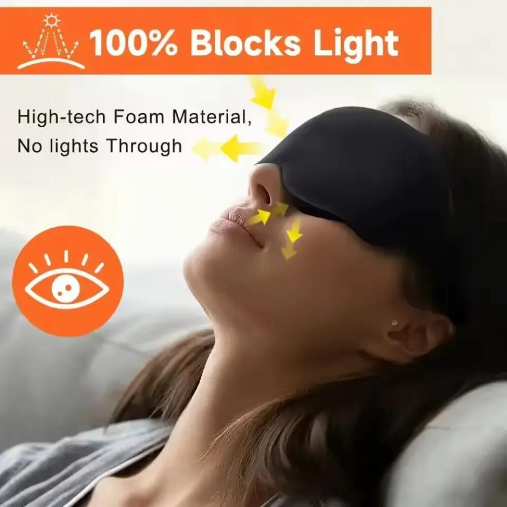 New 3D Sleep Eye Mask Stereosc - Sewing Cotton ulasan dan harga