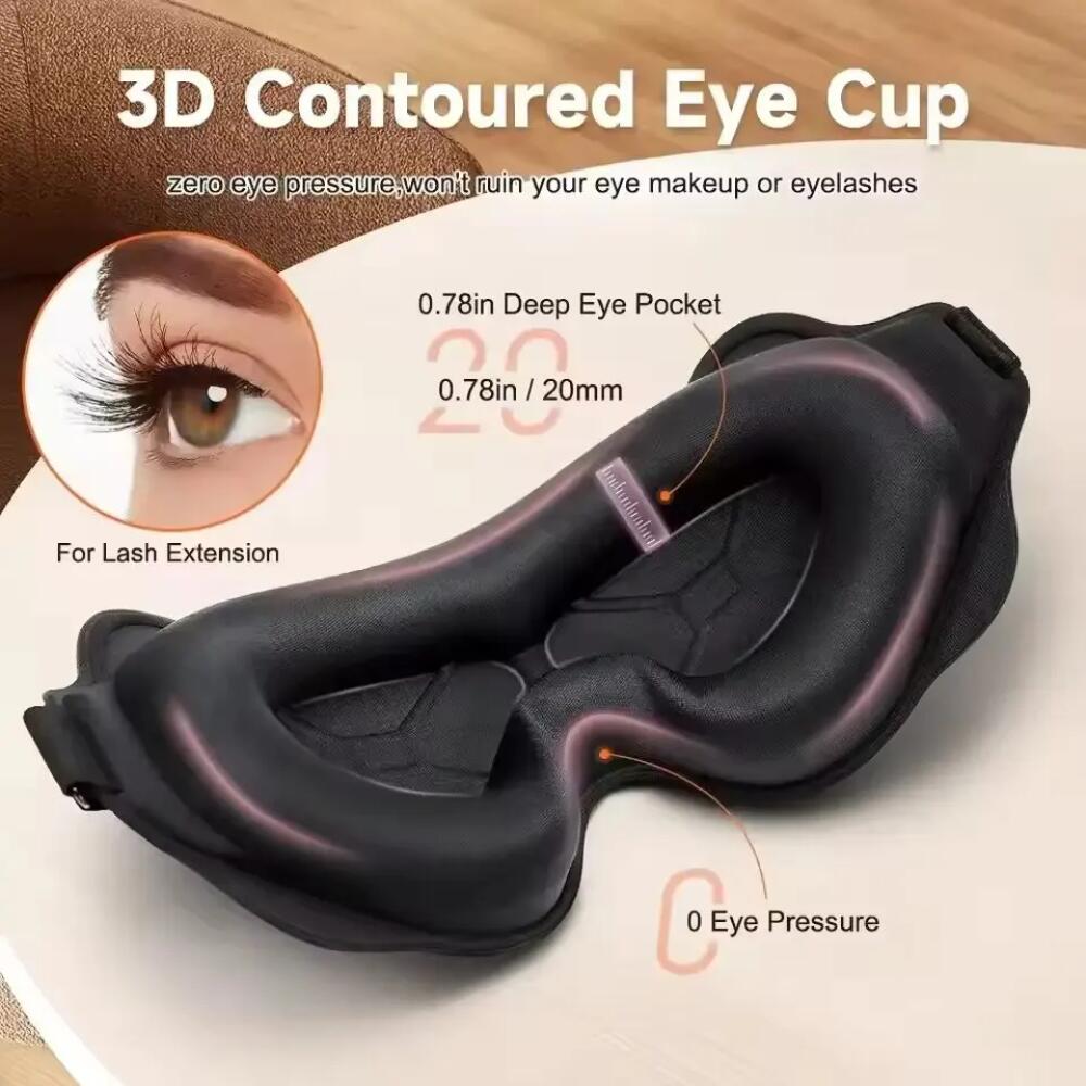 New 3D Sleep Eye Mask Stereosc - Sewing Cotton ulasan dan harga