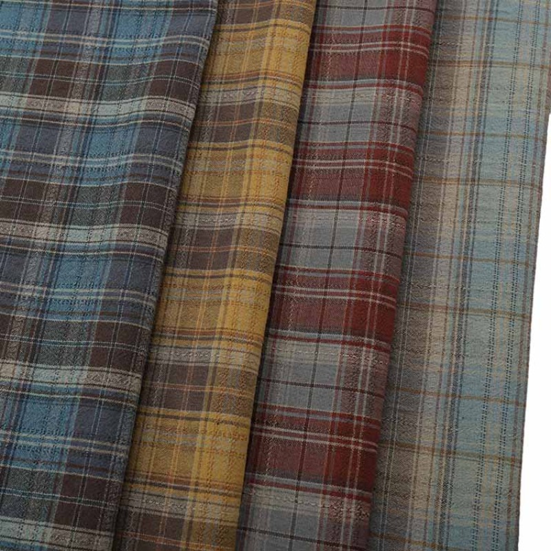 1 Meter Vintage Jacquard Plaid - Vintage Sewing Textile ulasan dan harga
