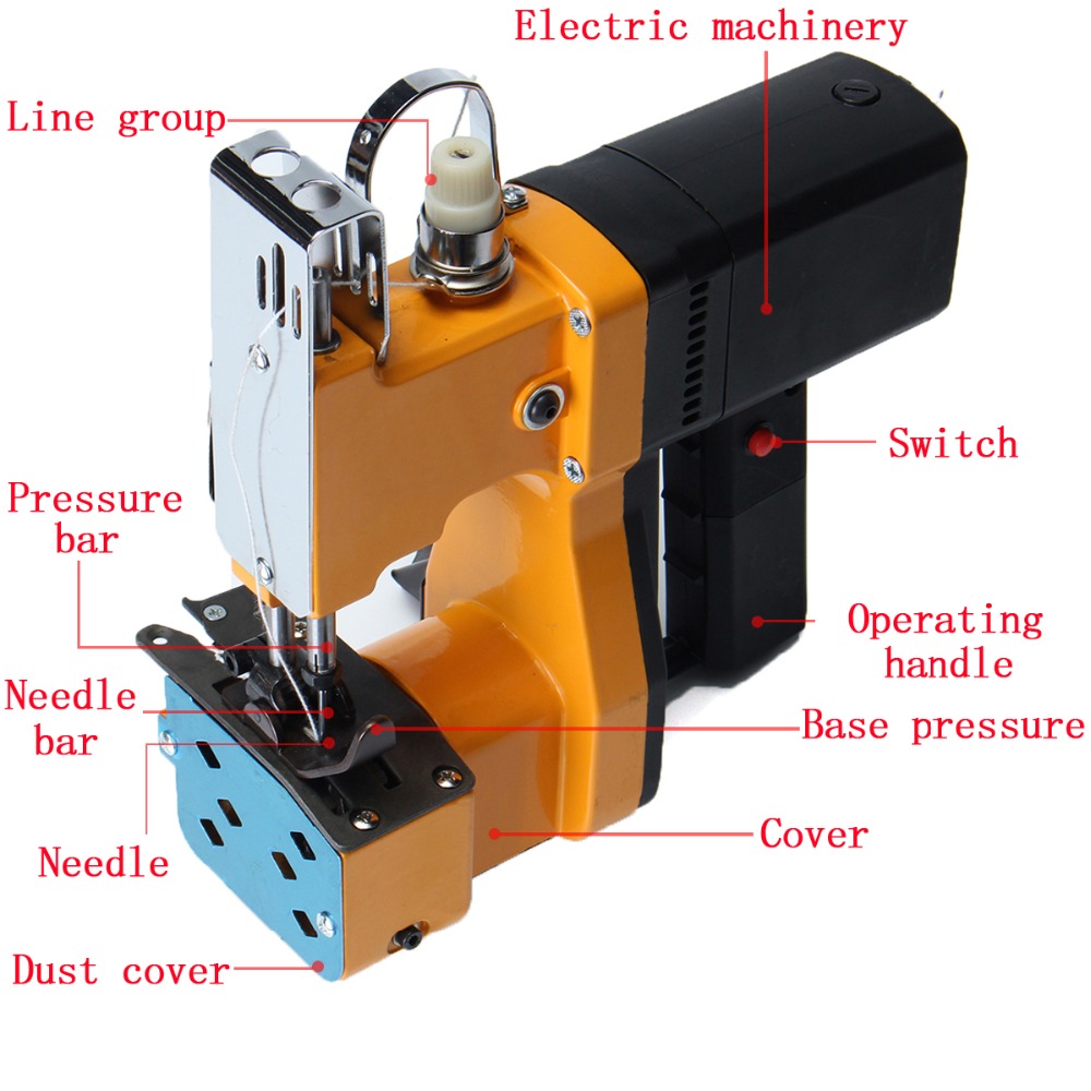 Electric Woven Bag Closing Mac - Sewing In Textile Industry ulasan dan harga