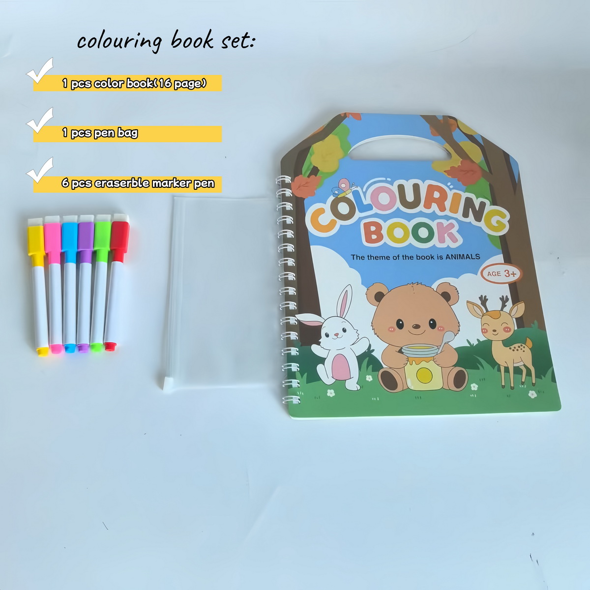 1Set 16Pages Colorbook 1Pcs Pe - Copic Marker Sketch ulasan dan harga