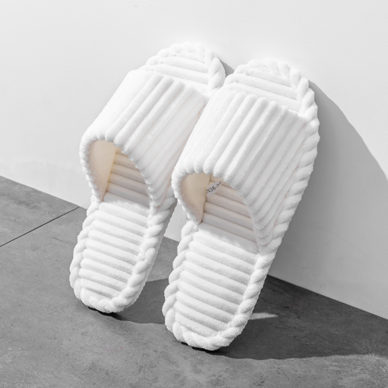 Open-Toe Breathable House Slip - Sewing Cotton ulasan dan harga
