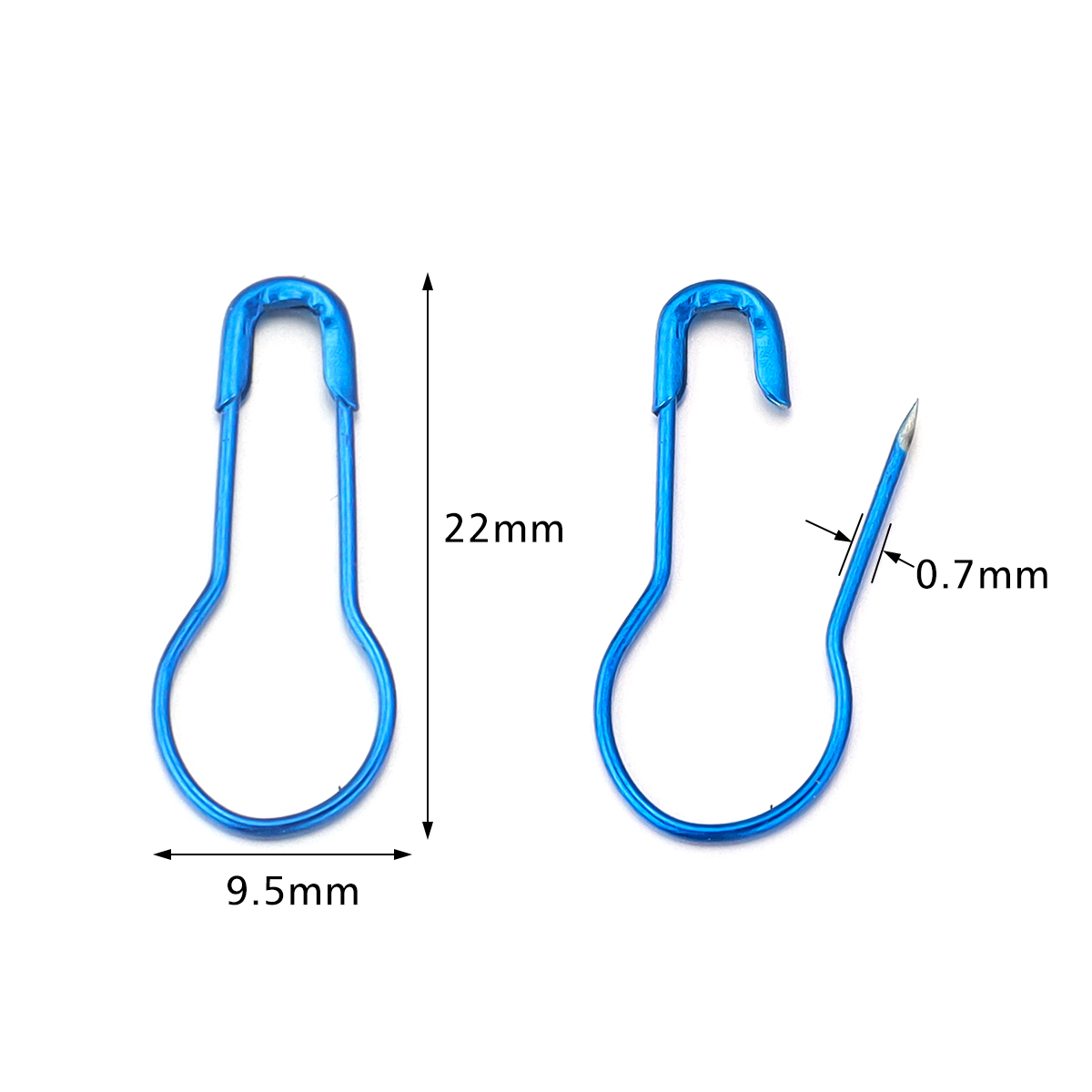 200Pcs/Lot Metal Pins Crochet  - Sewing Necessities ulasan dan harga