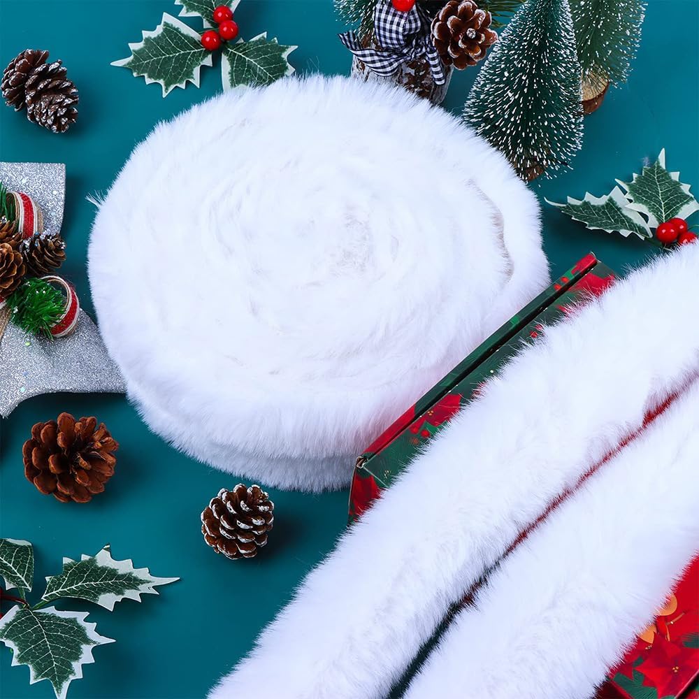 Faux Fur Ribbon Mink Woolen St - Sewing Textile Art ulasan dan harga
