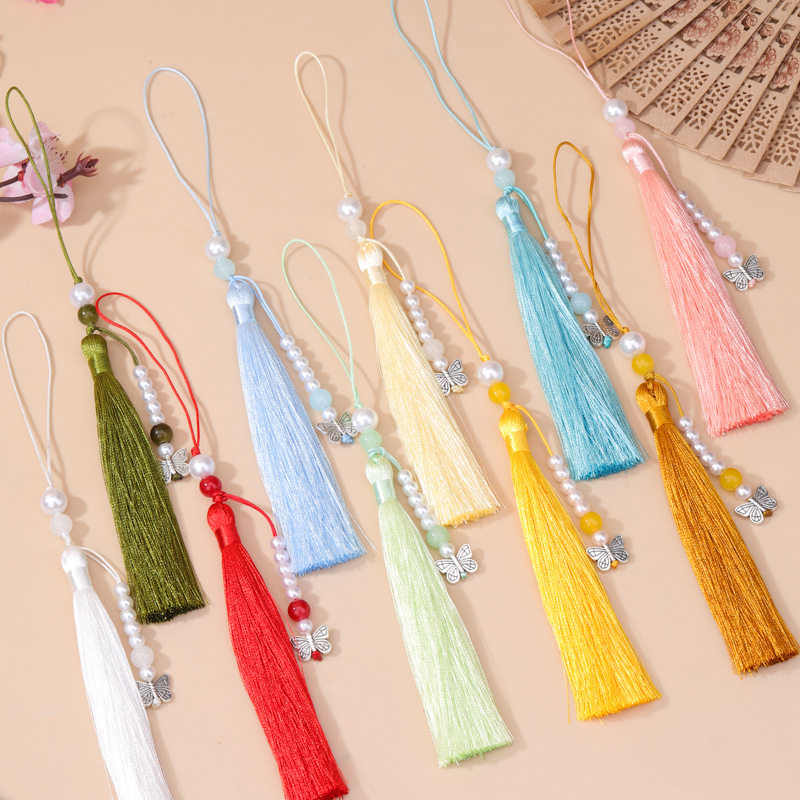 5pcs Vintage Pearl Butterfly T - Vintage Sewing Textile ulasan dan harga