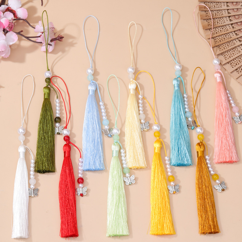 5pcs Vintage Pearl Butterfly T - Vintage Sewing Textile ulasan dan harga