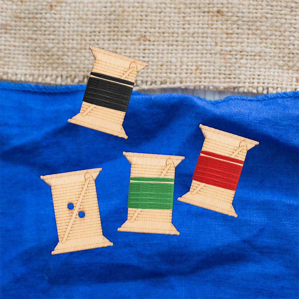 100Pcs Wooden Embroidery Floss - Bobbin Organizer Box ulasan dan harga