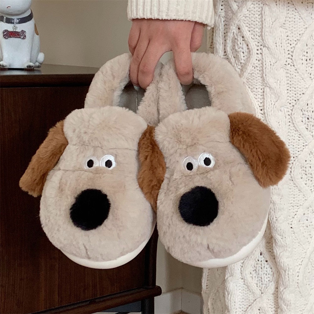 Size36-45 Hug Dog Slippers Gir - Sewing Cotton ulasan dan harga
