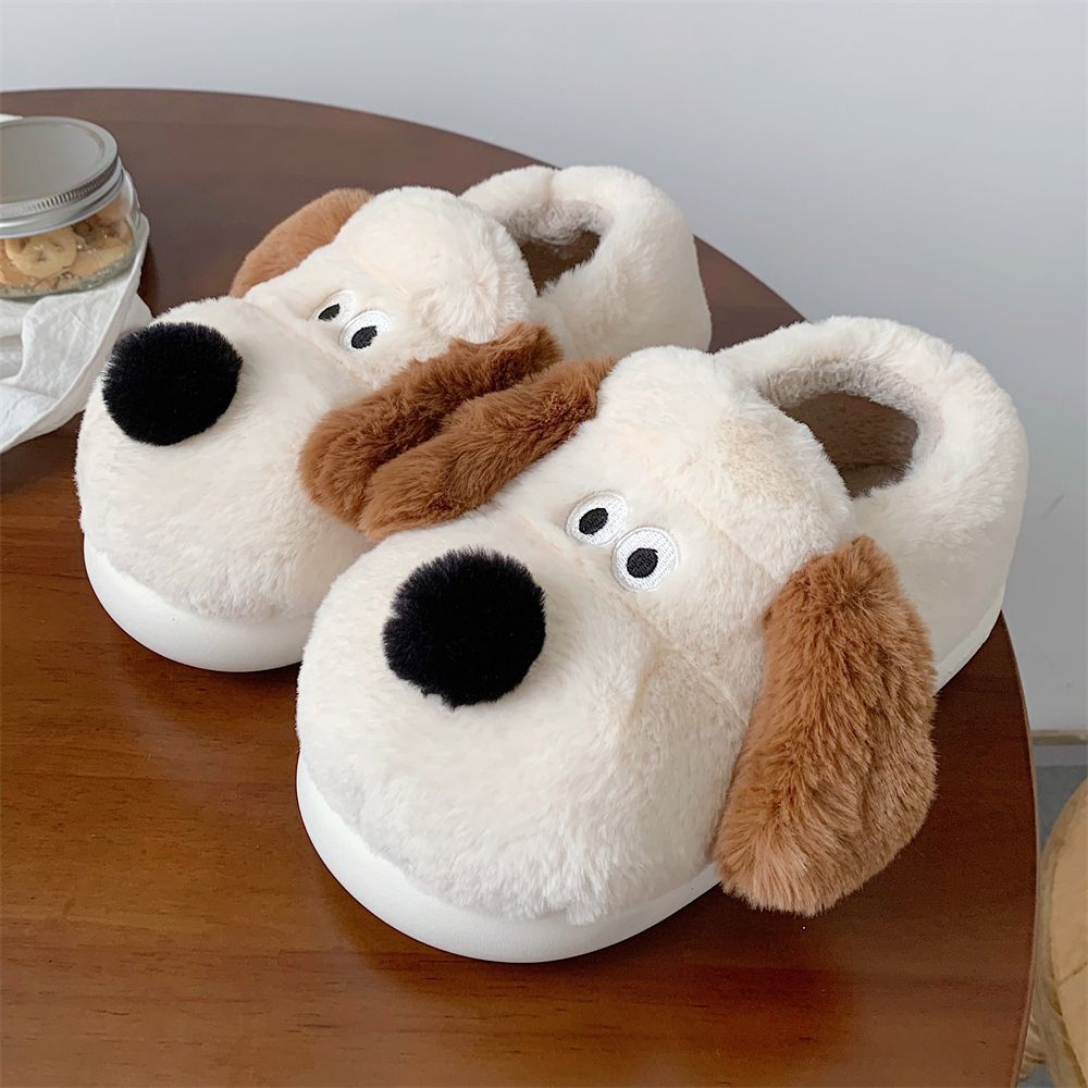 Size36-45 Hug Dog Slippers Gir - Sewing Cotton ulasan dan harga