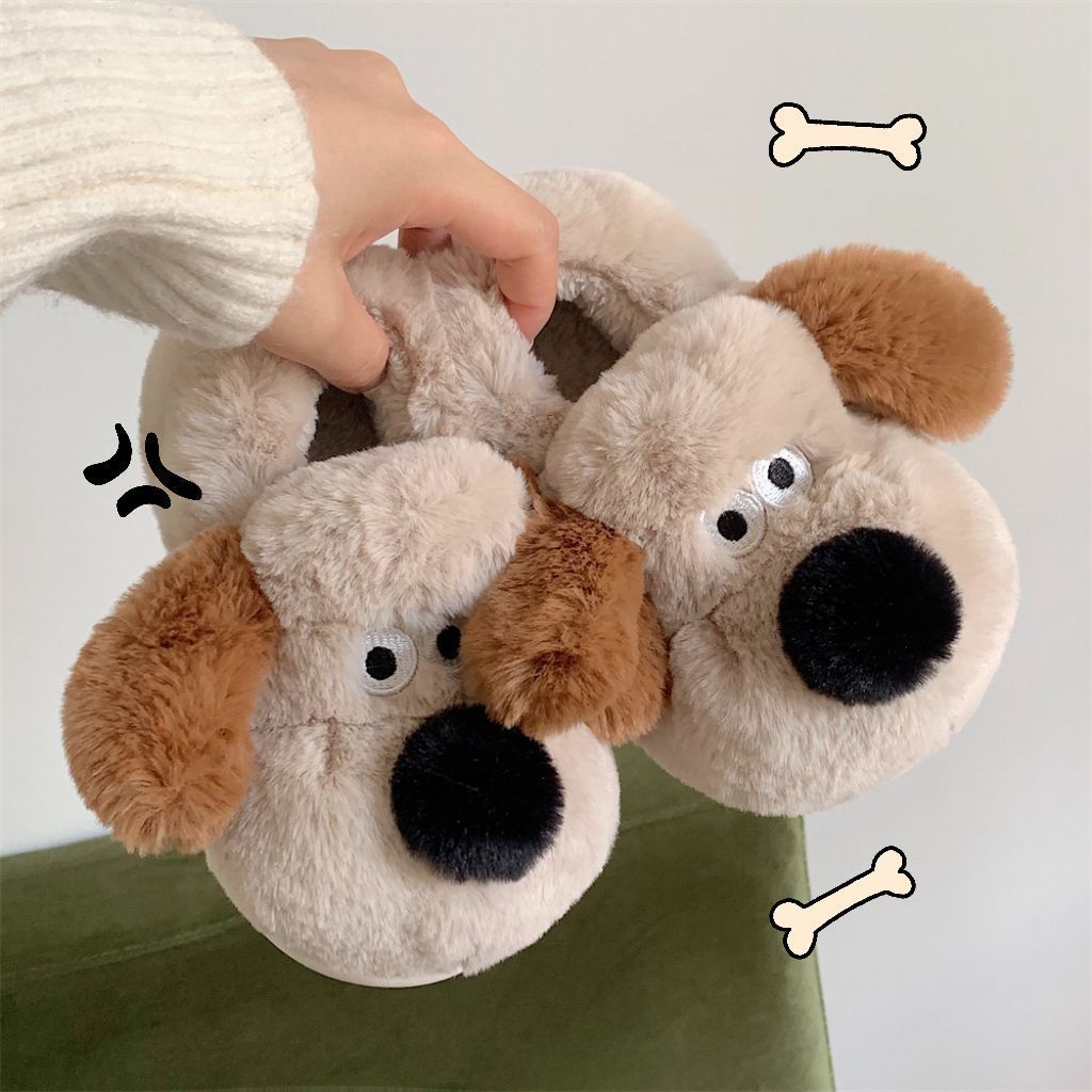 Size36-45 Hug Dog Slippers Gir - Sewing Cotton ulasan dan harga