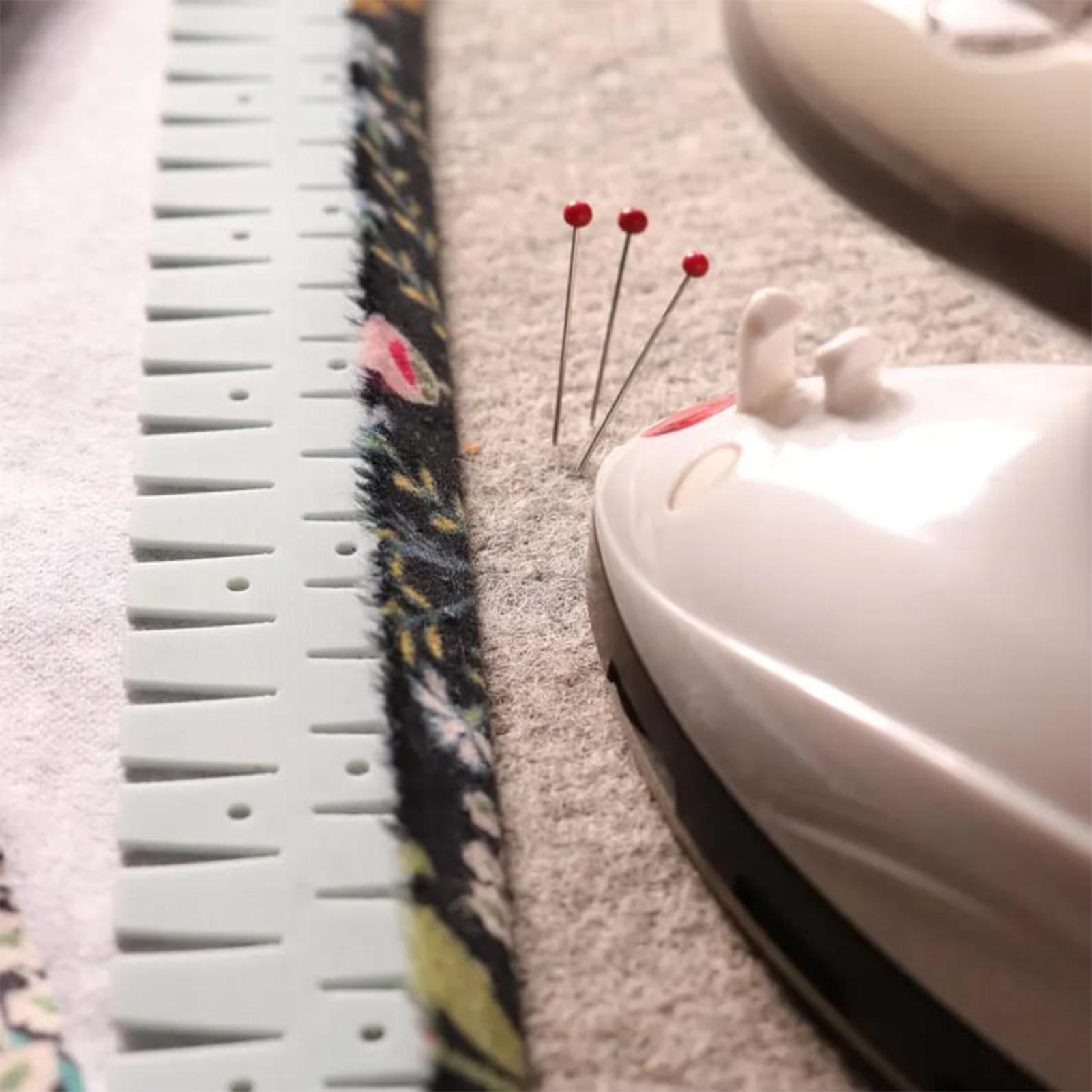 Silicone Hemming Ruler With Ma - Sewing Necessities ulasan dan harga