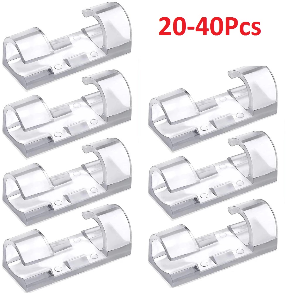 40PCS Cable Organizer Clips Ca - Bobbin Organizer Box ulasan dan harga