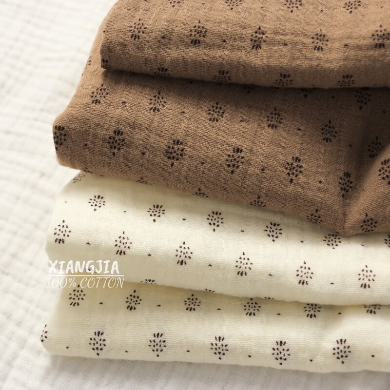 135x50cm Vintage Dot Cotton Do - Vintage Sewing Textile ulasan dan harga