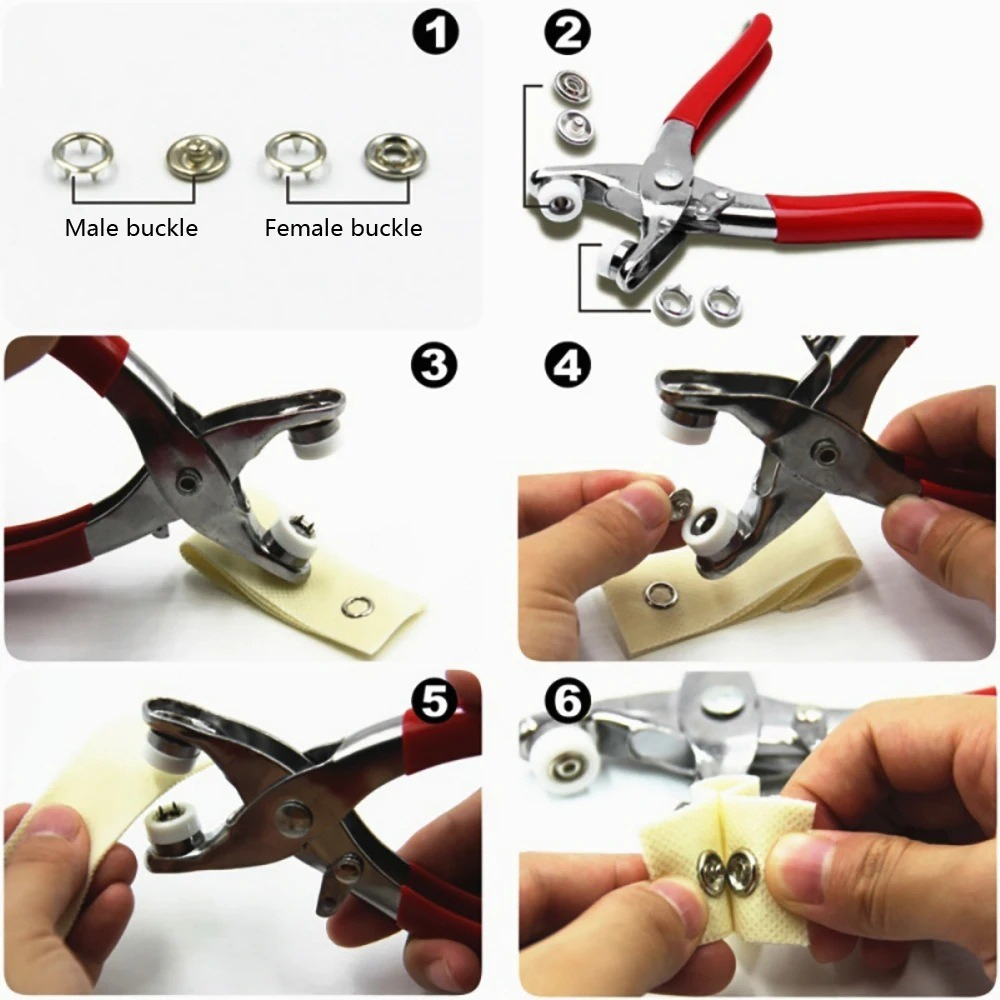 9.5mm Snap Button Pliers Kit w - Snap Button Plier ulasan dan harga