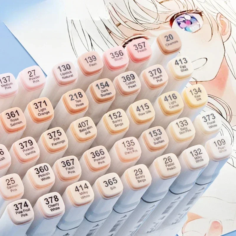 6/12/24/30 Colors Skin Tone Du - Copic Marker Sketch ulasan dan harga