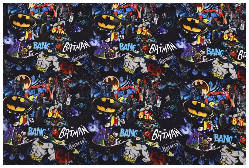 Batman Bandai Anime Design 100 - Textile And Sewing Materials ulasan dan harga