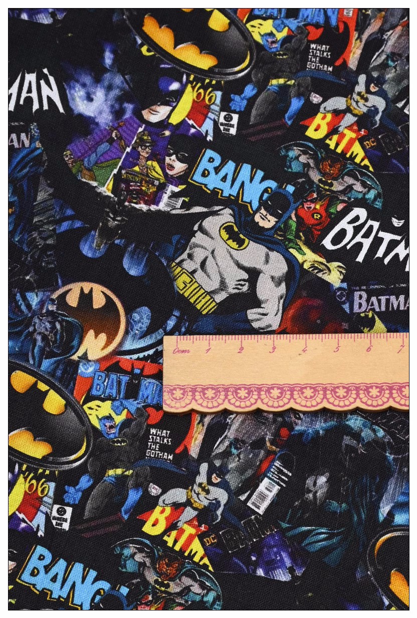 Batman Bandai Anime Design 100 - Textile And Sewing Materials ulasan dan harga