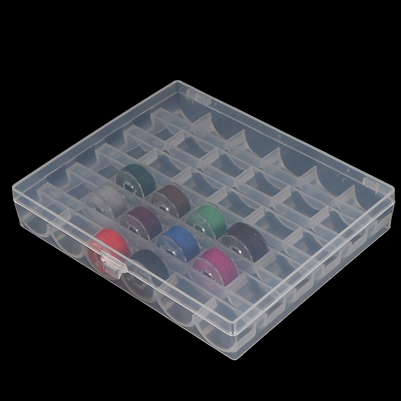 1pc 36 Spools Empty Bobbins St - Bobbin Organizer Box ulasan dan harga