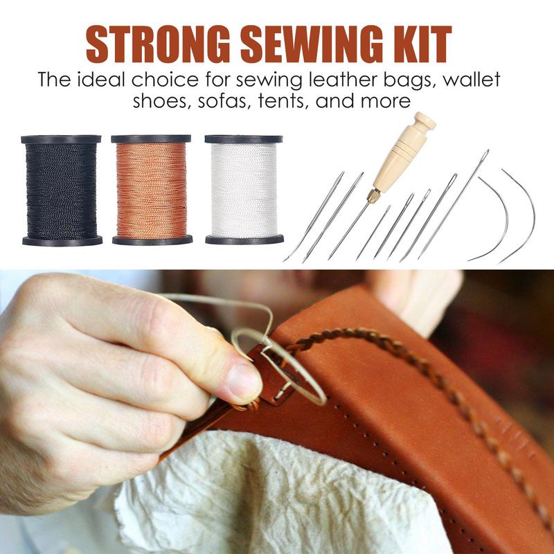 Leather Stitching Kit Heavy Du - Leather Needle Heavy ulasan dan harga