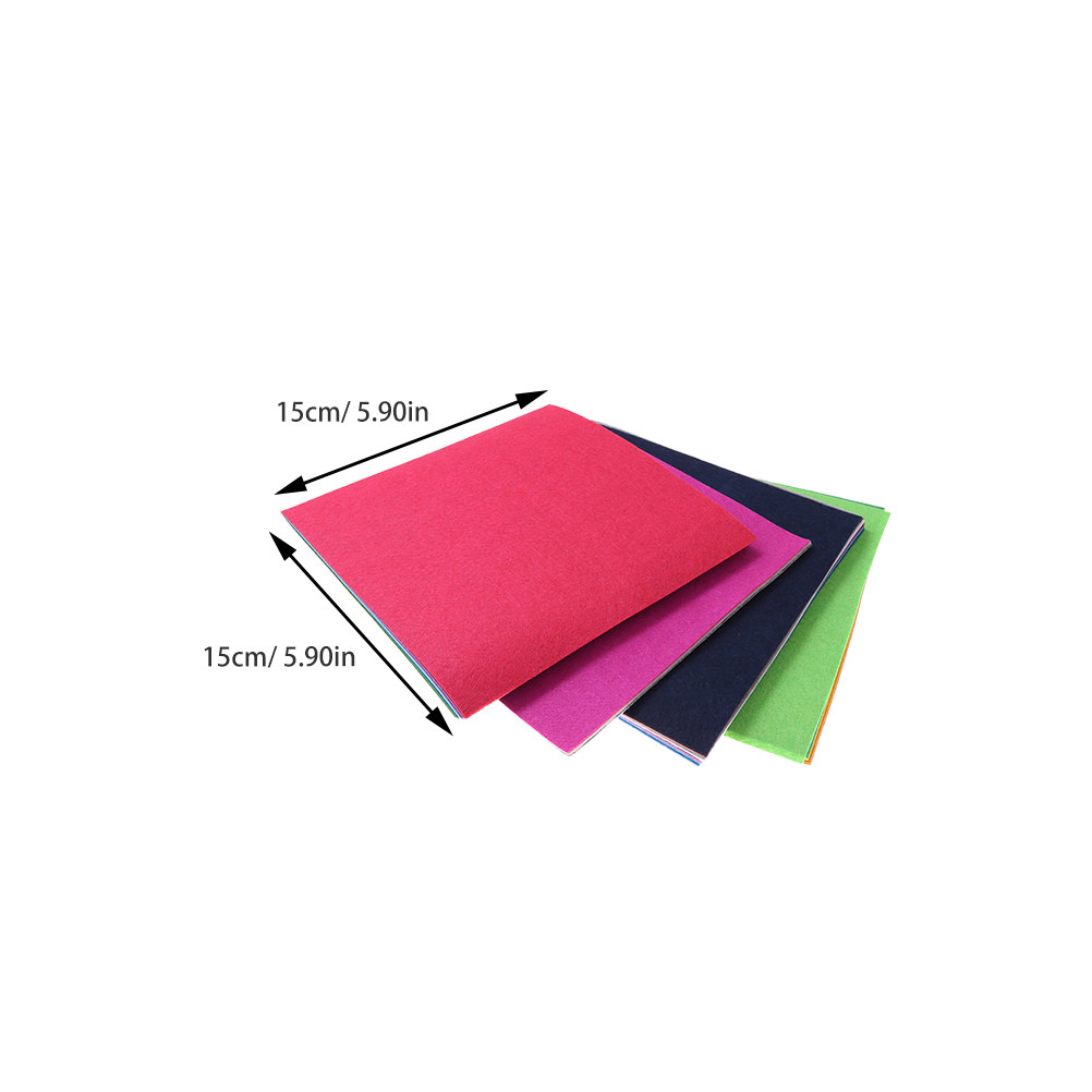 40Pcs Assorted Color Nonwoven  - Sewing Textile Art ulasan dan harga